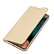 DUX DUCIS For Redmi K30 Pro Leather Mobile Phone Cover Magnetic Protective Case Bracket with Cards Slot Golden