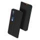 DUX DUCIS For XIAOMI 10/MI 10 Pro Fall Resistant Mobile Phone Cover Magnetic Leather Protective Case with Cards Slot Bracket black