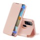 DUX DUCIS for Samsung A21S/A51 5G Magnetic Mobile Phone Holder Leather Case with Cards Slot Pink_Samsung A21S