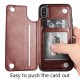 Multifunction Magnetic Leather Wallet Case Card Slot Shockproof Full Protection Cover for iPhone X 7/8 7/8 Plus red9QXY