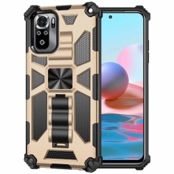 Shockproof Anti Fall Armor Phone  Case ,  with Metal Magnetic Bracket, Compatible For Redmi Note 9 Pro/9s/redmi Note 9/redmi Note 8 Pro/redmi Note 8/redmi 9/redmi 9a Rose gold_Redmi NOTE 8 PRO