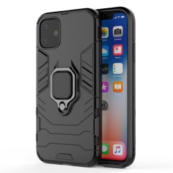 Shockproof Soft Phone Case with Ring Bracket Anti-scratch Protector for iPhone 14