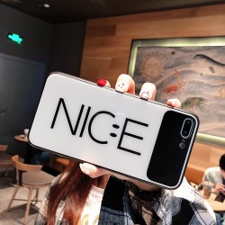 Smiley Face Phone Case for iPhone6/6S, 6/6S PLUS, 7/8, 7/8plus, X/XS, XR, XS MAX Cartoon Chic Mirror Full Protection Anti-falling black