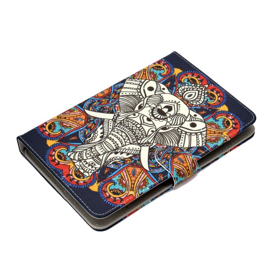 Universal Laptop Protective Cover Color Painted 8 Inches PU Case with Front Snap Graffiti