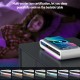15w Wireless Charger 4-in-1 Usb Multi-port Qc3.0 Fast Charging Station with Rgb Night Light N67 Multi-port Charger