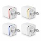5.1A USB Power Adapter Wall Charger 4 Ports Travel Charger Cube Block red_US plug