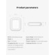 Bluetooth Headset Qi Wireless Charger Base for Smart Headset Charging Case Special Wireless Charger white