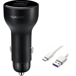 HUAWEI AP38 Supercharge Car Charger 4.5V 5A Max 22.5W Dual USB with 5A Type C Cable