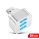 Portable High Speed 3-port Usb Multi Hub  Splitter Expansion 3usb Interface Output Desktop Pc Adapter For Travel Dailylife Use White