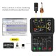 Q12 Audio Interface Usb Sound Card Drive-free Portable Mini 2-way Mixer Black