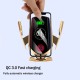 R1 Smart Induction Car Phone Holder Wireless Charging Car Holder Bluetooth Positioning Car Charger Silver