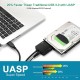 SATA to USB3.0 Adapter Converter 12V/2A US Plug Power Adapter  black