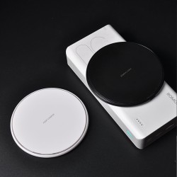 Smart Quick Wireless Charger for iPhone 8/X Samsung Huawei Xiaomi Dedicated Wireless Charging Mobile Phone Fast Charger white