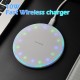 Smart Quick Wireless Charger for iPhone 8/X Samsung Huawei Xiaomi Dedicated Wireless Charging Mobile Phone Fast Charger white