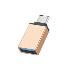 USB-C Type C 3.1 Male to USB 3.0 Type A Female Adapter Sync Data Hub OTG  Gold