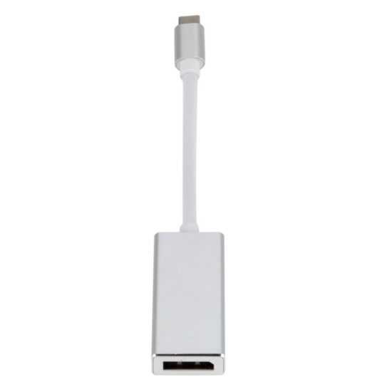 USB-C to Displayport Converter DP Type-C Adapter Silver