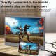 15.6-inch 1080p 60Hz Portable Display Computer Mobile Phone External Projection Screen Extensible Connect Display black
