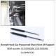 2 Pcs Hood Lift Support Struts Shock Springs Prop Rod for BMW E30 OE:51231906286 11811906286 black
