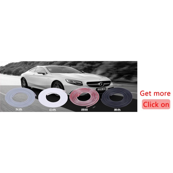 5M/8M/10M Car Door Edge Trim Rubber Seal Protector Guard Strip Moulding Rubber Scratch Protector Strip for Cars