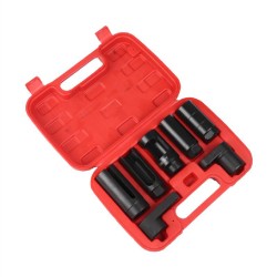 7PCS/10pcs Oxygen Sensor Socket Remover Tool Set Oxygen Sensor Removal Tool With Carrying Case Car Repair Tool Kit Box 7PCS