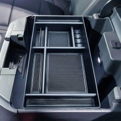 ABS Center Console Organizer Tray Armrest Storage Box for GMC Sierra 19-20 Silverado 19-20
