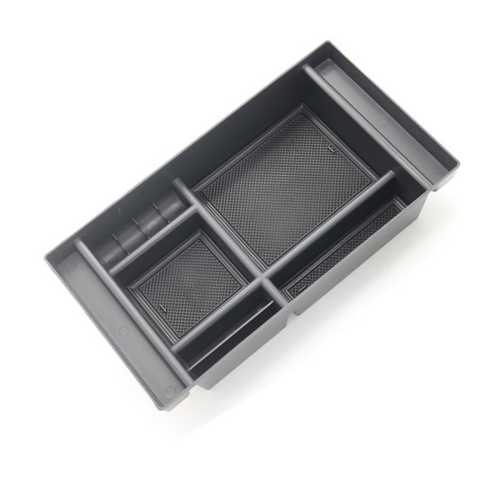 ABS Center Console Organizer Tray Armrest Storage Box for GMC Sierra 19-20 Silverado 19-20