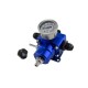 AN8 High Pressure Fuel Regulator W / Boost-8AN 8/8/6 EFI with Reinforcement blue