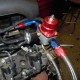 AN8 High Pressure Fuel Regulator W / Boost-8AN 8/8/6 EFI with Reinforcement blue