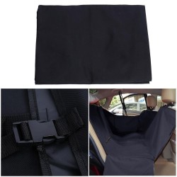Black Waterproof Vehicle-Mounted Pet Car Back Seat Mat Soiling Resistant Cushion Seat Cover