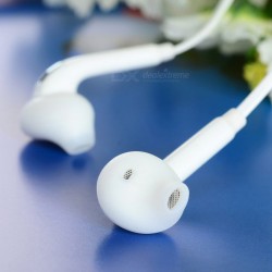 3.5mm Plug In-Ear Earphones w/ Mic. for Samsung Phones - White - Free shipping - DealExtreme