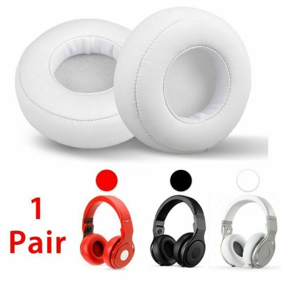 1 Pair Ear Pads Replacement Earpad Cushion for Beats By Dr.Dre PRO/DETOX Headsets red