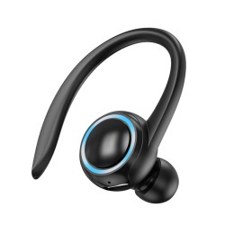 A1s Bluetooth Headset Hanging Ear In-ear True Stereo Wireless Sports Business Earphones Black