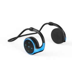 A23 Tws Wireless Earphones Bluetooth 5.0 Mini Sports Headphones 8d Surround Sound Music Headset FM Radio Dark Blue