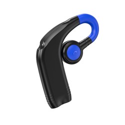 Ear-mounted Headset Business Bluetooth-compatible 5.2 Ultra-long Standby Sports Wireless Car Headphones blue black