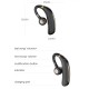 K06s Business Bluetooth-compatible  5.0  Headset Noise Reduction Wireless Earphones Hanging Ear Hifi Stereo Long Standby Sports Earbuds black