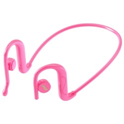 K89 Bluetooth 5.0 Headset Stereo Bone Conduction Hanging Ear Type Colorful Lights Business Sports Earphone Pink