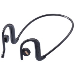 K89 Bluetooth 5.0 Headset Stereo Bone Conduction Hanging Ear Type Colorful Lights Business Sports Earphone Black