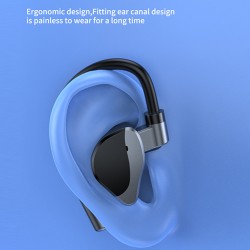 L15 Wireless Bluetooth 5.2 Earphones In-ear Touch Business Handsfree Earbuds Silver Gray