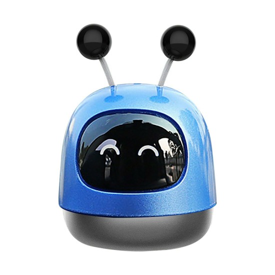 Car Perfume Cute Robot-shaped Solid Fragrance Incense Tablets Long-lasting Light Fragrance Ornaments China red