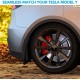 Mud Flaps Splash Guards For Tesla Model Y No Drilling Required Mud  Guard Modification Accessories 4-piece set