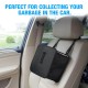 Portable Car Trash Can Waterproof Hanging Garbage Basket Back Seat Storage Box Black