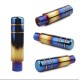 Universal 13cm Car Modified Shift Head Aluminum Alloy Handle Gearshift Manual Gear Shifter Shift Lever Baked blue + gold