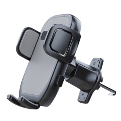 Stable Gravity Car Phone Holder 360 Degree Rotating Air Outlet GPS Mount Stand Grey
