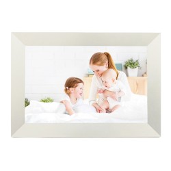 10.1 inch Digital Photo Frame 16GB Memory Frameo System Smart Wifi Touch-screen Cloud Frame White