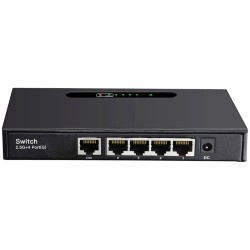 2500/1000mbps 2.5g Desktop Gigabit Network Switch Gigabit Hub Ethernet Splitter 8pin 5-port EU Plug