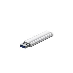 3-Port USB3.0 Hub Compact Portable In-line USB Hub Extensions Adapter USB Splitter Silver