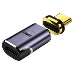 Magnetic Type-C Adapter Usb C Converter Supports Pd 140w Fast Charge 8k Video Transmission 40gbps Data Transmission