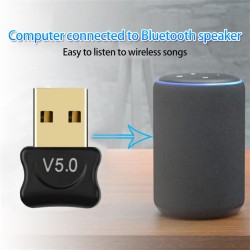 V5.0 Wireless Usb Bluetooth 5.0 Adapter Desktop Computer Audio Receiver Transmitter Csr Adapter Black