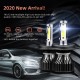 1 Pair Aluminum Car  Led  Headlight Ip68 Waterproof Heatproof 6000k 12000/min Cob Bulbs H4/HB2/9003