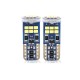 1 Pair Car T10 Width Light Canbus W5w 2016 18smd Interior Highlight Decoding Trunk Lamp white light